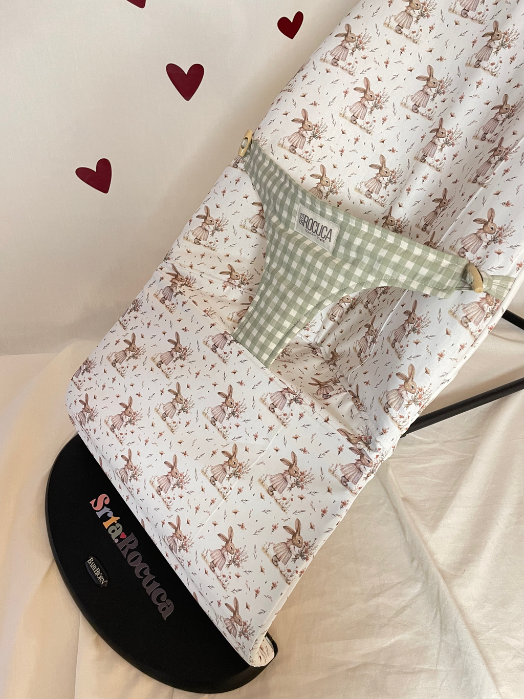 Funda Hamaca Babybjörn Lovely Rabbit