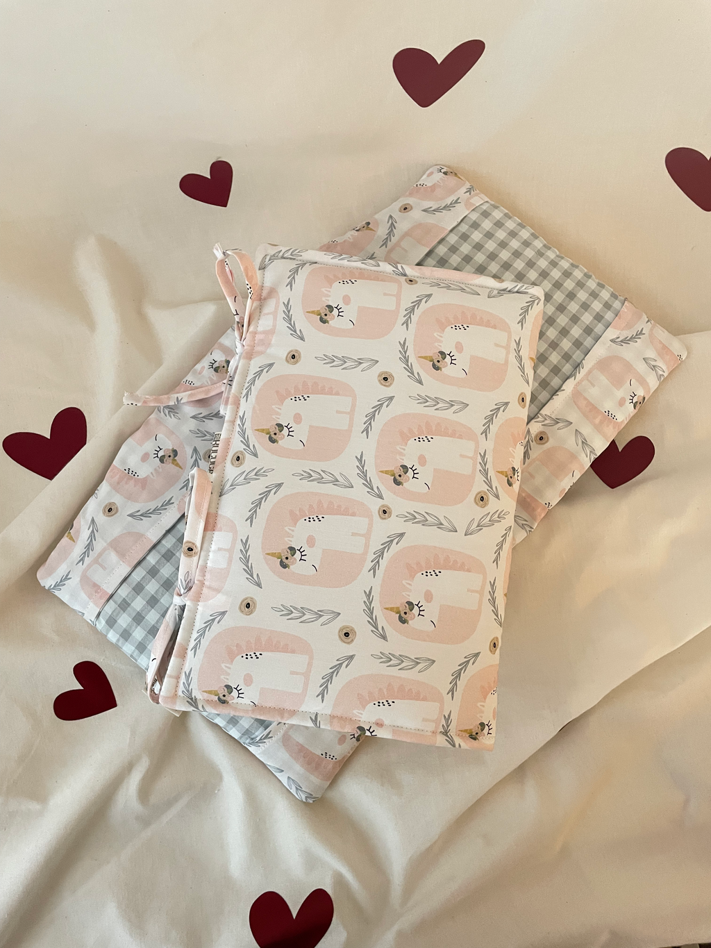 Cojín stokke vichy Unicornio